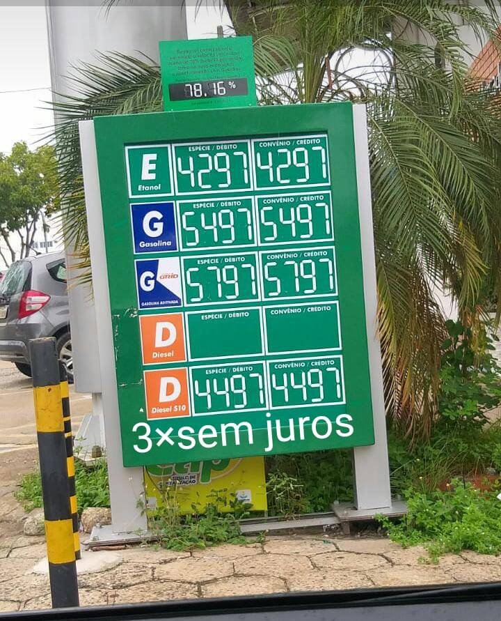 Postos em Teresina já cobram mais caro pelo combustível que chega a quase R$ 5,50